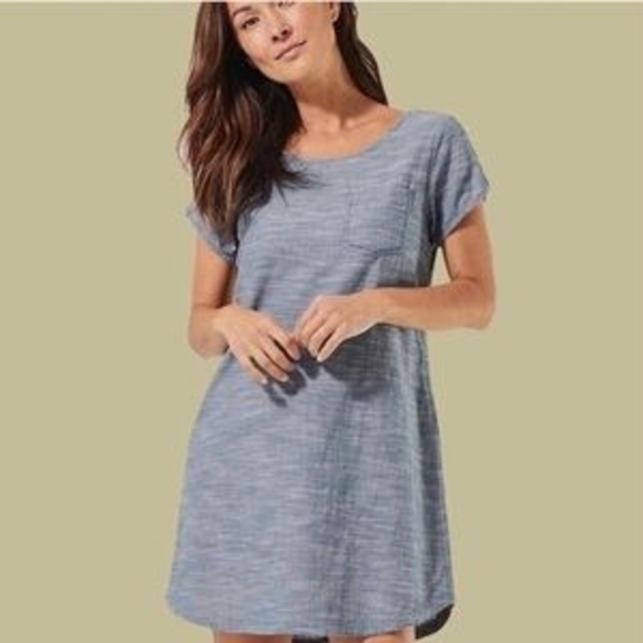Pact Dresses & Skirts - PACT Organic Chambray Shift Dress